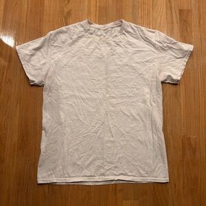 Men's Casual White Tee